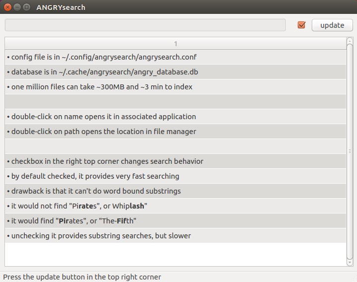 ANGRYsearch:文件快速搜索工具-Ubuntu