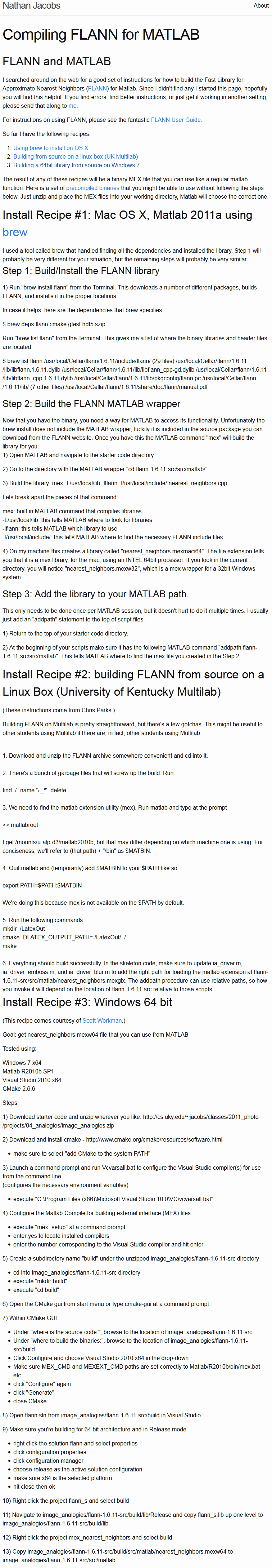 linux(ubuntu16.04)/windows10+Flann编译及使用