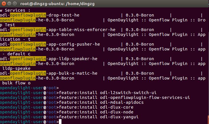Ubuntu16.04下在线安装OpenDaylight控制器