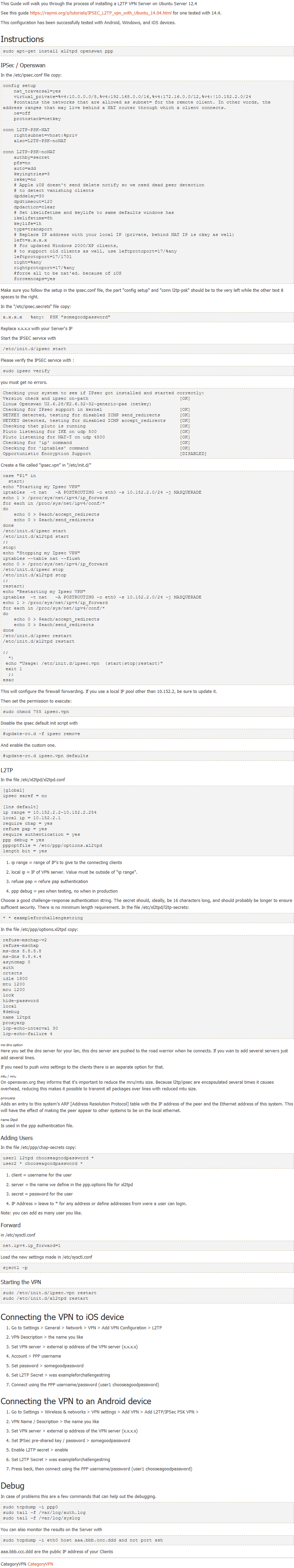 ubuntu配置L2tp：sudo ipsec verify出现了2个[FAILED]问题解决