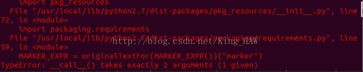 Ubuntu下pip安装jupyter报错提示MARKER_EXPR = originalTextFor