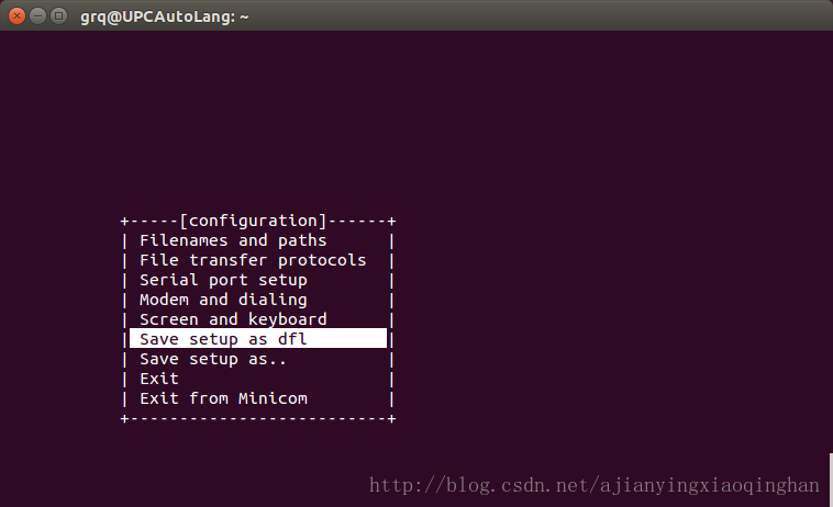 Ubuntu 14.04下超级终端Minicom连接ARM
