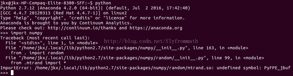 Ubuntu下安装了Anaconda后无法导入第三方库的解决方法