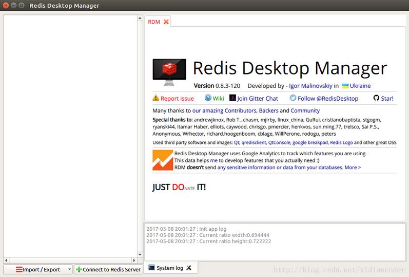 Ubuntu安装Redis桌面管理器（Redis Desktop Manager(RDM)）