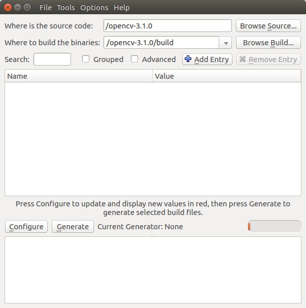 win10 opencv项目程序移植到ubuntu16.04:1.Opencv开发环境安装