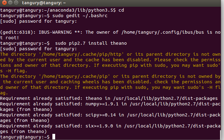 Ubuntu14.04中多版本anaconda与Python及pip三者管理一些方法