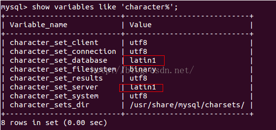 Ubuntu中MySQL5.7设置utf8编码格式步骤