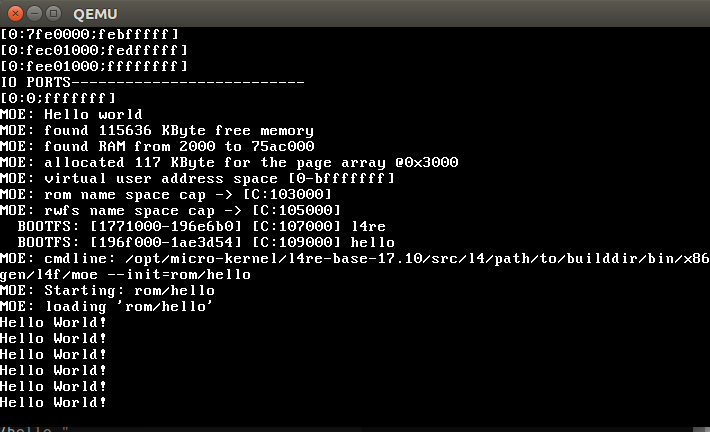 Ubuntu 16.04下搭建L4Re及Fiasco.OC μ-kernel