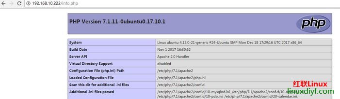 ubuntu17.10安装LAMP并测试部署php探针系统