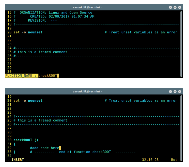在Linux如何用bash-support插件将Vim编辑器打造成一个Bash-IDE