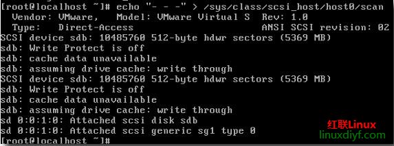 在不重启的情况下为Vmware Linux客户机添加新硬盘