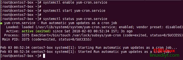 如何使用yum-cron自动更新RHEL/CentOS Linux