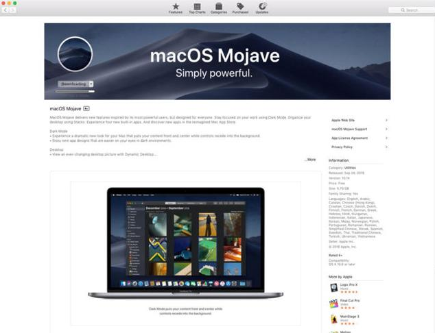 Apple发布macOS Mojave 如何安装macOS Mojave