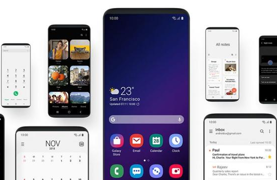 三星宣布One UI，对其Android界面进行大规模改革，全新的界面！
