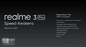 Realme 3 Pro：Helio P70+后置双摄像头