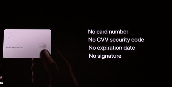 苹果正式推出Apple Card信用卡