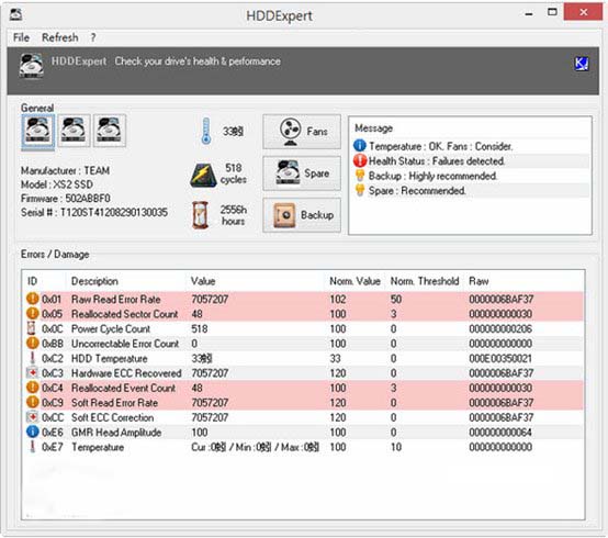 磁盘性能检测工具：HDDExpert 1.4.0.6新版下载