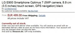 LG首款WP7手机Optimus 7定价4500元