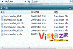 删除Vista系统下无用的缩略图文件