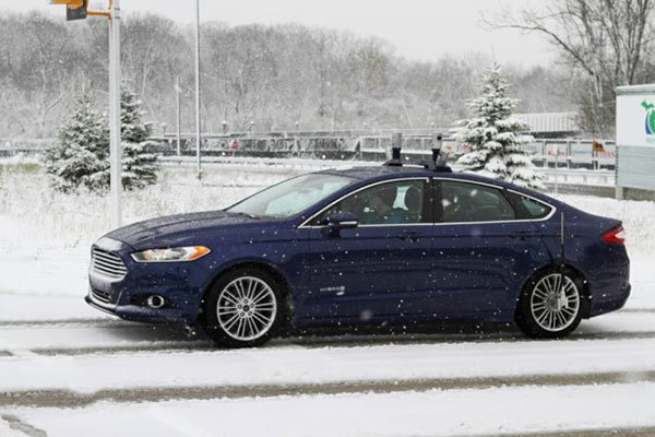 下雪也不怕，福特正在测试雪地自动驾驶技术