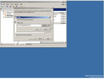 在Windows 2003+IIS6.0环境下安装PHP