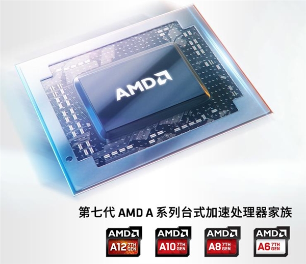AMD第七代APUAPU A8-7680：45W功耗、DDR3内存