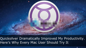 Mac系统教程：使用Quicksilver for mac来精简Dock栏