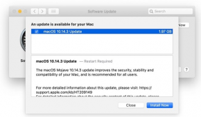 苹果推送macOS Mojave 10.14.3正式版更新