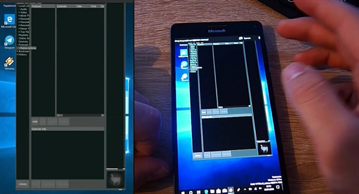 Lumia 950 XL运行Windows 10 ARM演示：操作流畅，能跑Win32程序