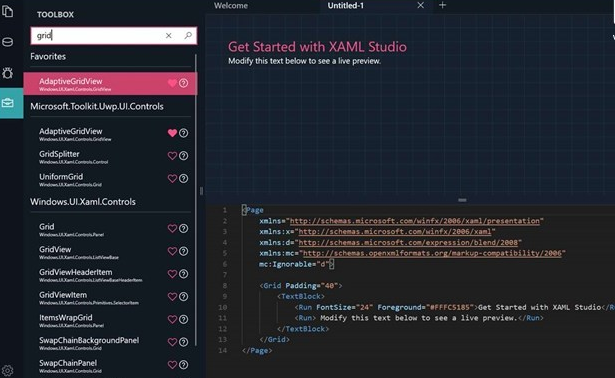 微软发布XAML Studio工具：快速构建UWP XAML原型