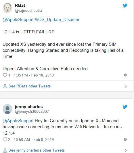 iOS 12.1.4更新修复严重安全漏洞 但又产生新问题