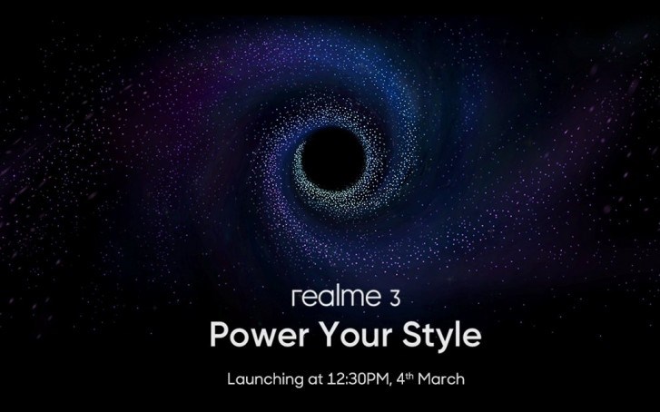 Realme推特发布：3月4日推出Realme 3新机
