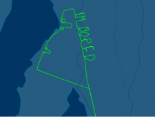 飞行员利用飞机的航迹写下了“我好无聊”字样
