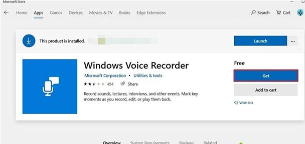 win10系统：安装Voice Recorder录音机的步骤