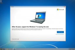 Windows 7用户将接收到结束安全更新的通知